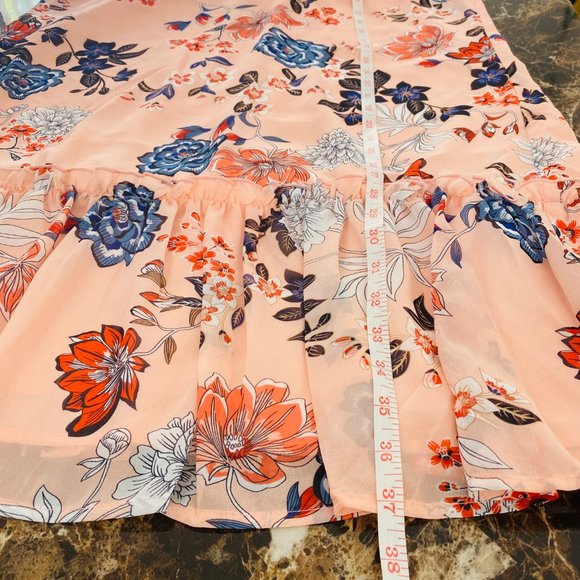 ABS COLLECTION Sleeveless Floral Dress NWT pink - Picture 10 of 14